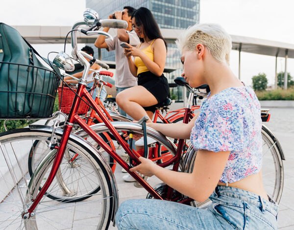 candado de bicicleta